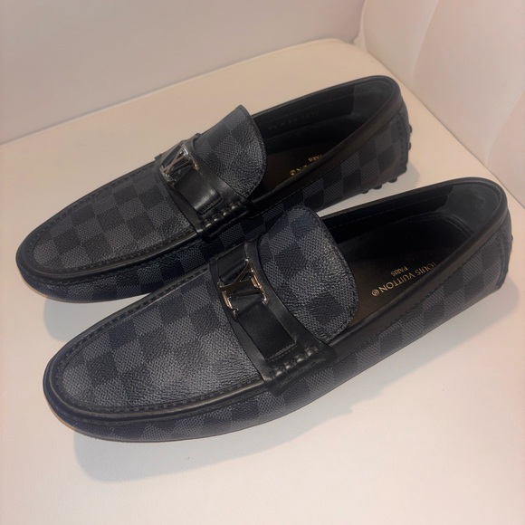 Louis Vuitton Black Checkered Loafers main image 6